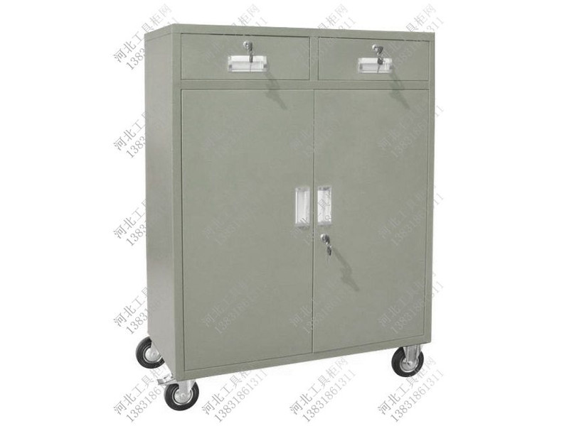 移動二屜二門工具柜