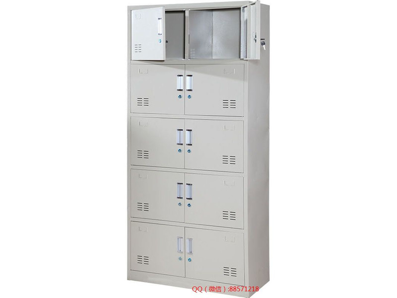 十格帶門(mén)工具柜