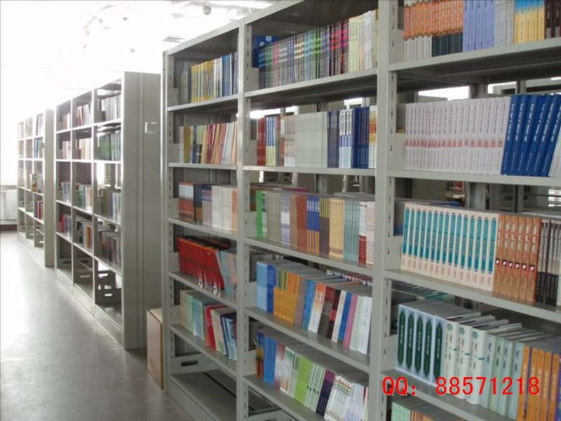 三連體六層書柜