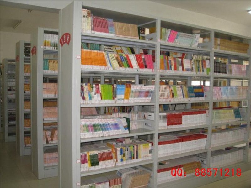 六層連排鐵皮圖書架